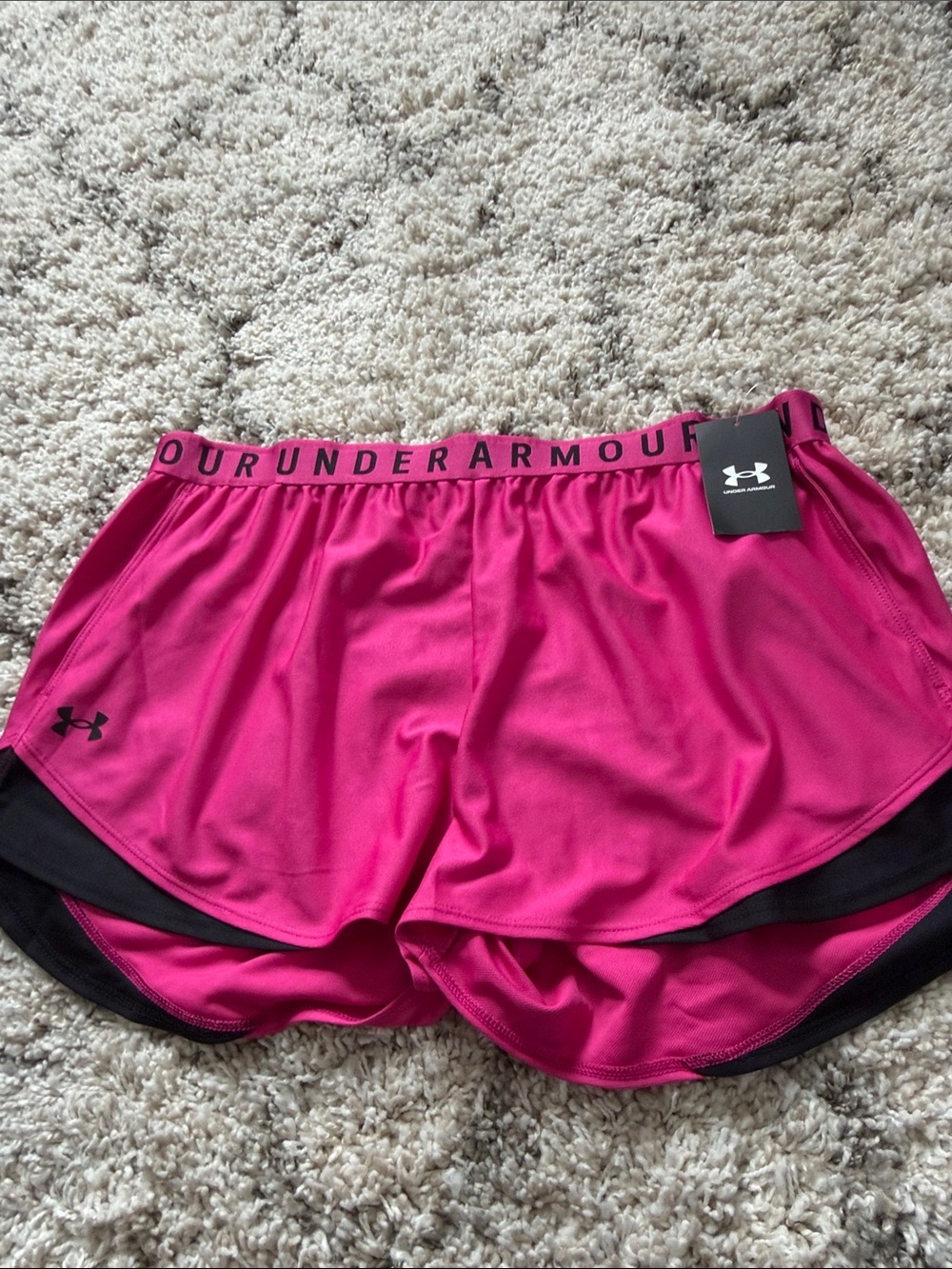 Under Armour Women's Hot Pink Athletic Shorts